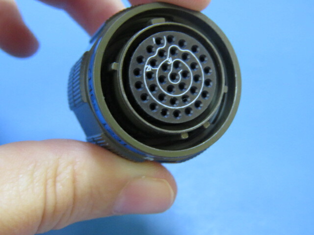 ITT CANNON D38999/26WD35SA Qty of 1 per Lot 37 Position Circular Connector Plu