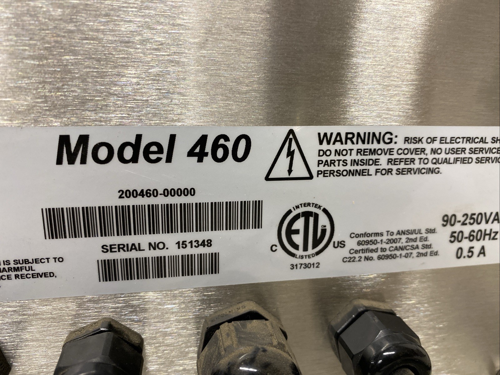 GSA Digital Weight Indicator Series 460 Scale Berne Calibrated 50lb Vishay