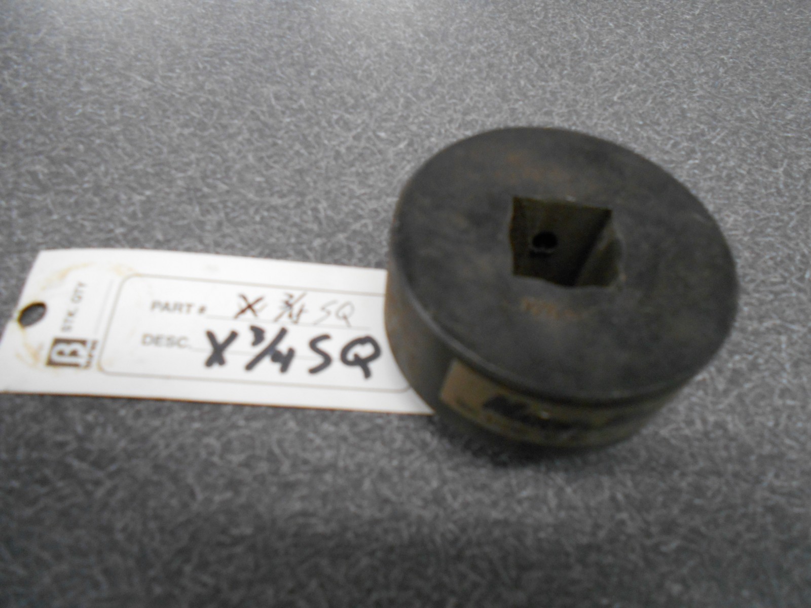Weld-On Hub, Series X3/4SQ Square Bore. Burns/Tisco. NOS! X-3/4SQ