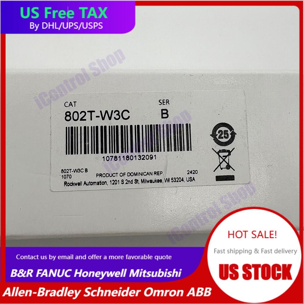 802T-W3C New Allen-Bradley Rod Lever 802T Limit Switch Levers in Stock 802TW3C
