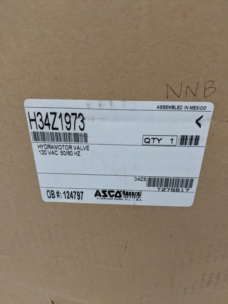 ASCO H34Z1973 120VAC NSNP