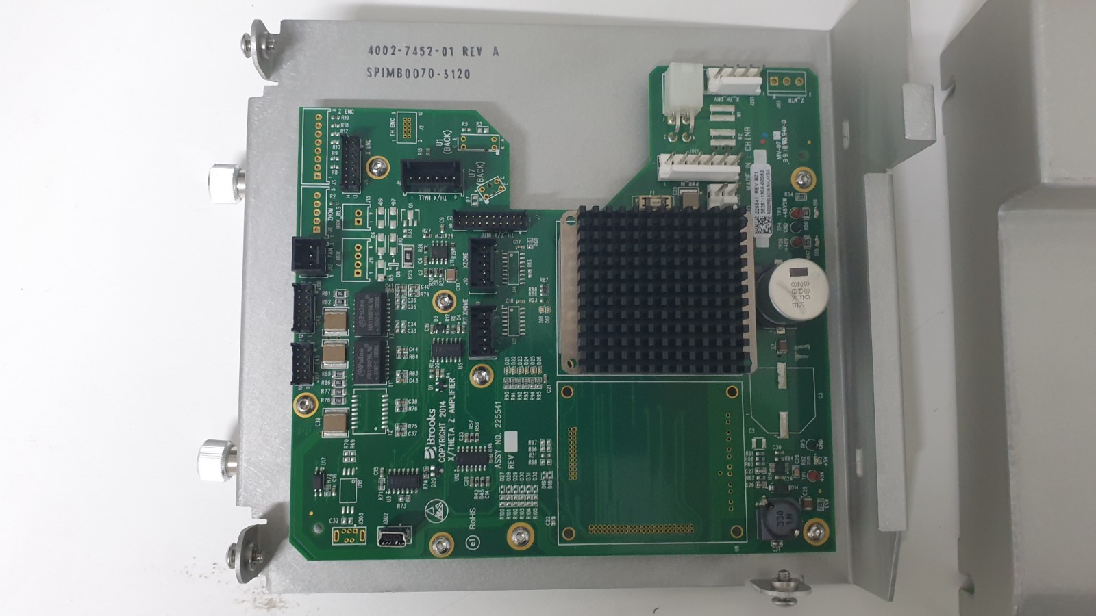 Brooks Automation PCB Assembly 4002-7452-01 Rev A, Elmo Motion P/N 6-WH110/100EE