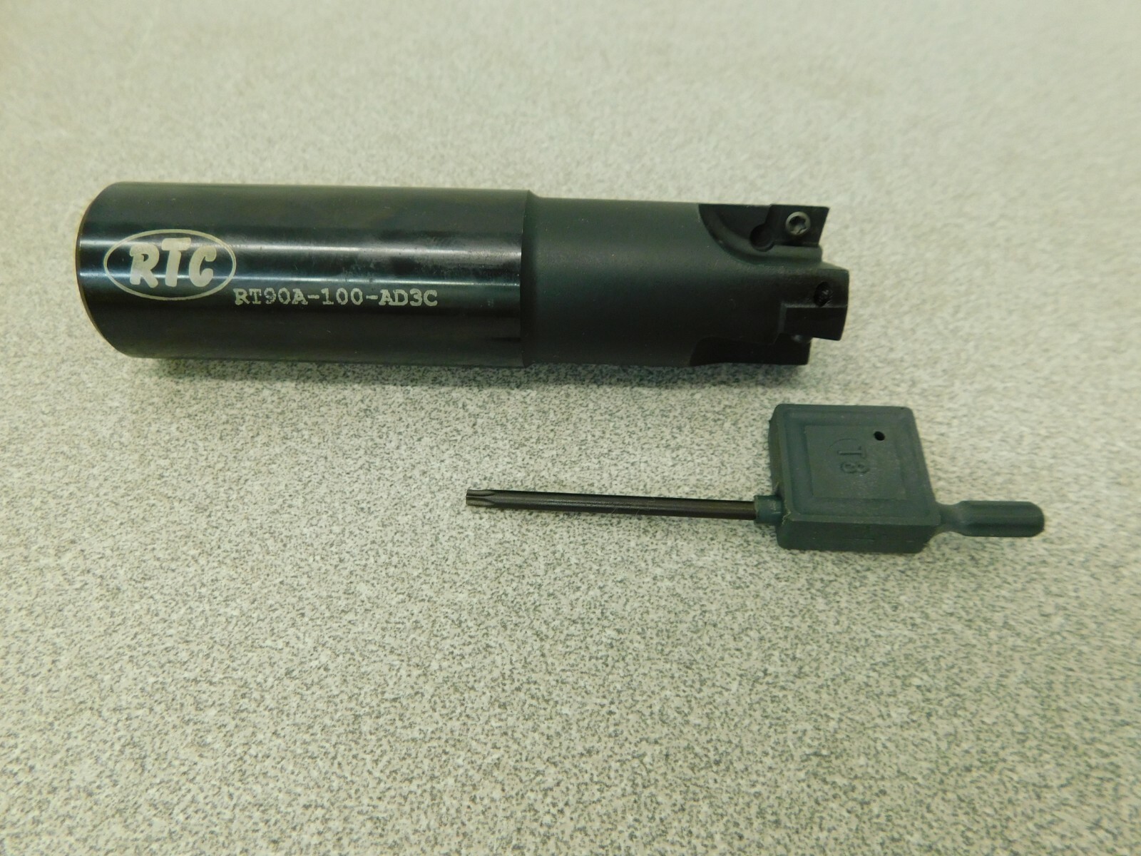 Indexable Square-Shoulder End Mill Weldon Shank 4″OAL 1″ Shank Diam TXD90-100-4C