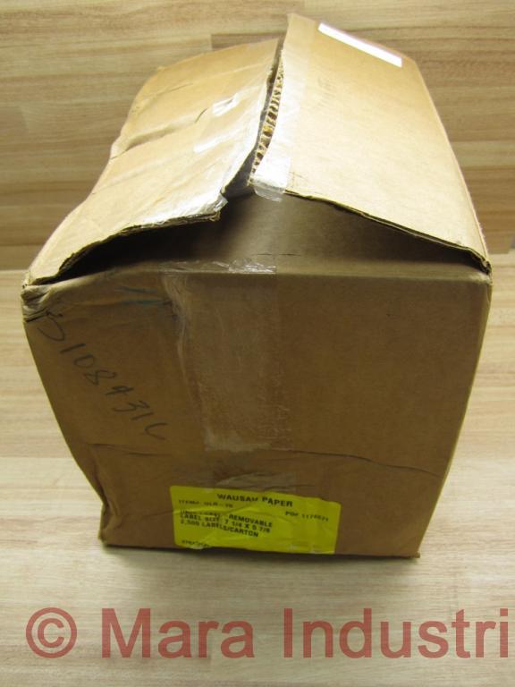 Wausau Paper ULR-76 Label Size: 7 1/4″ X 4 7/8″ Removable (Pack of 2500)