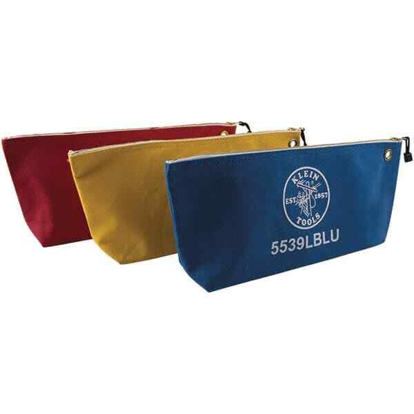 Klein Tools 5539LCPAK Zipper Bag: 1 Pocket, Canvas