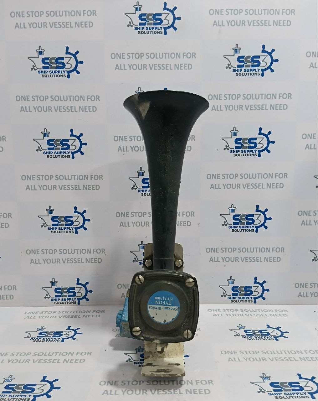 Kockum Sonics TYFON KT75/400 Air Horn With Solenoid Coil