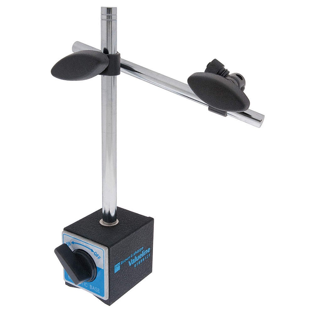 TESA BROWN & SHARPE 01699123 Magnetic Base,Steel,6-1/2 in. L 49U637
