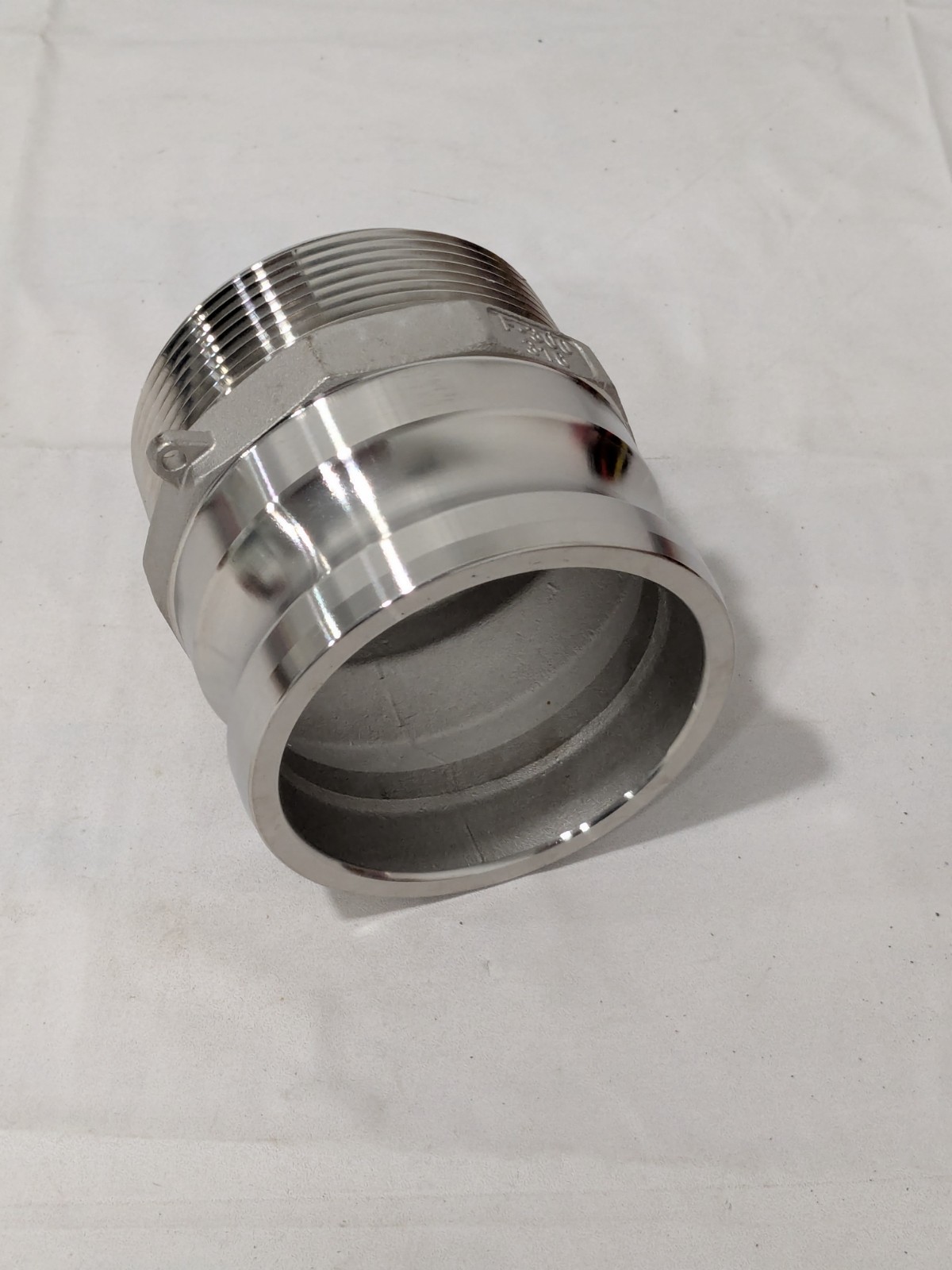 Cam & Groove Coupling: 3″ Part F, Stainless Steel, 500 psi Max 44795086