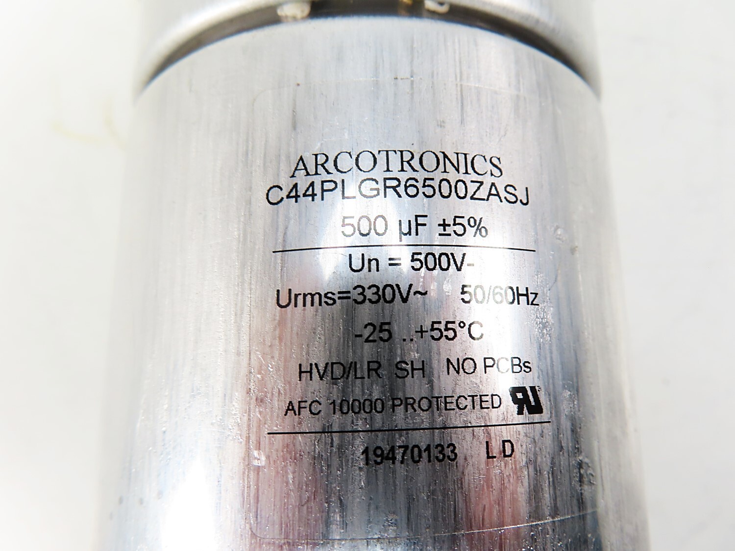 Arcotronics C44PLGR6500ZASJ Kemet Film Capacitor 500µF 330VAC NEW NO BOX