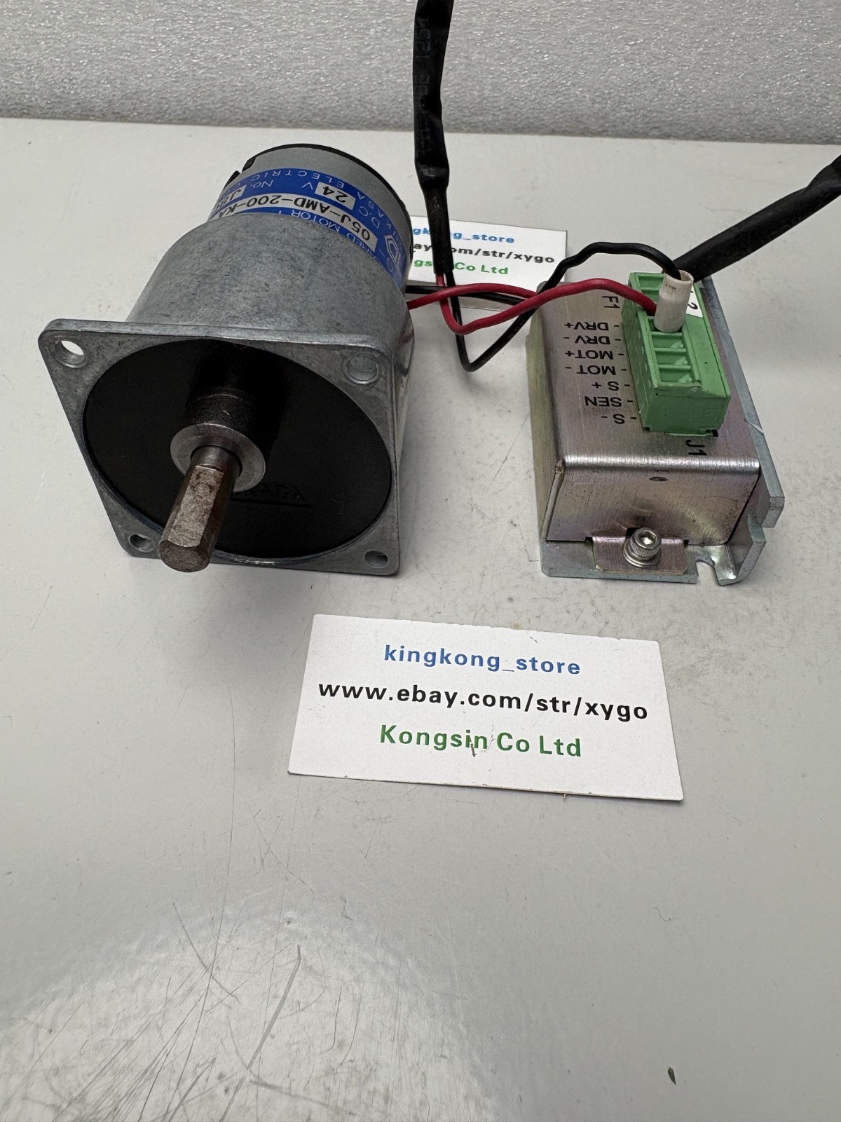 D.C GEARED MOTOR TG-05J-AMD-200-KA + 02-46196/B ALG-H3-161300373