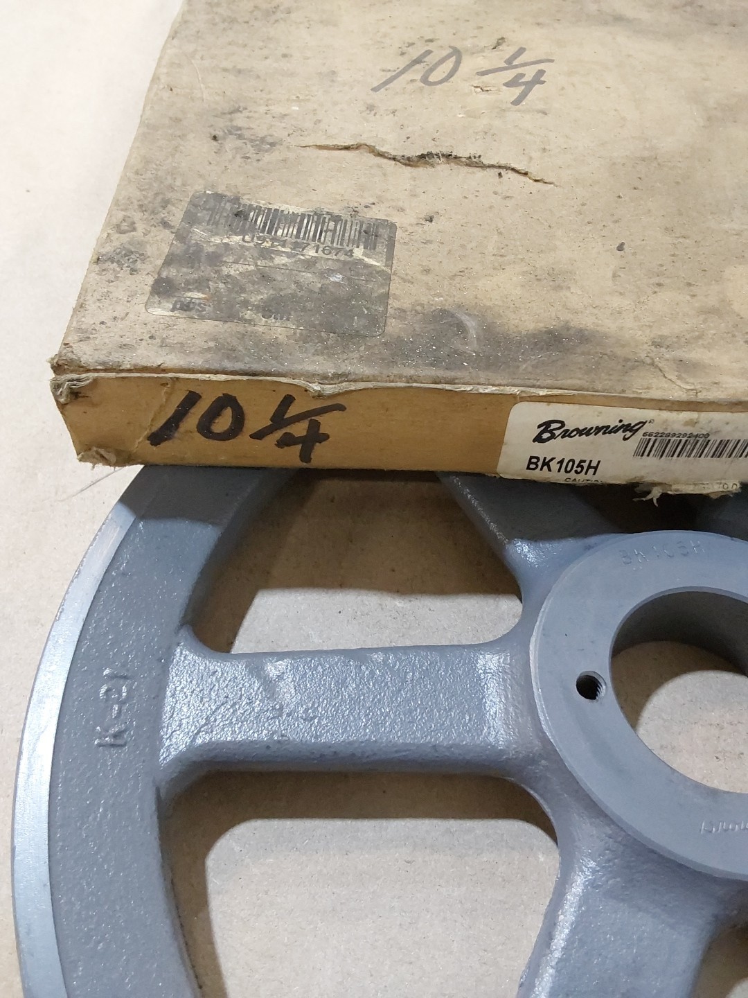 Browning BK105H FHP Sheave Classical Gripbelt 1 Groove Bushed
