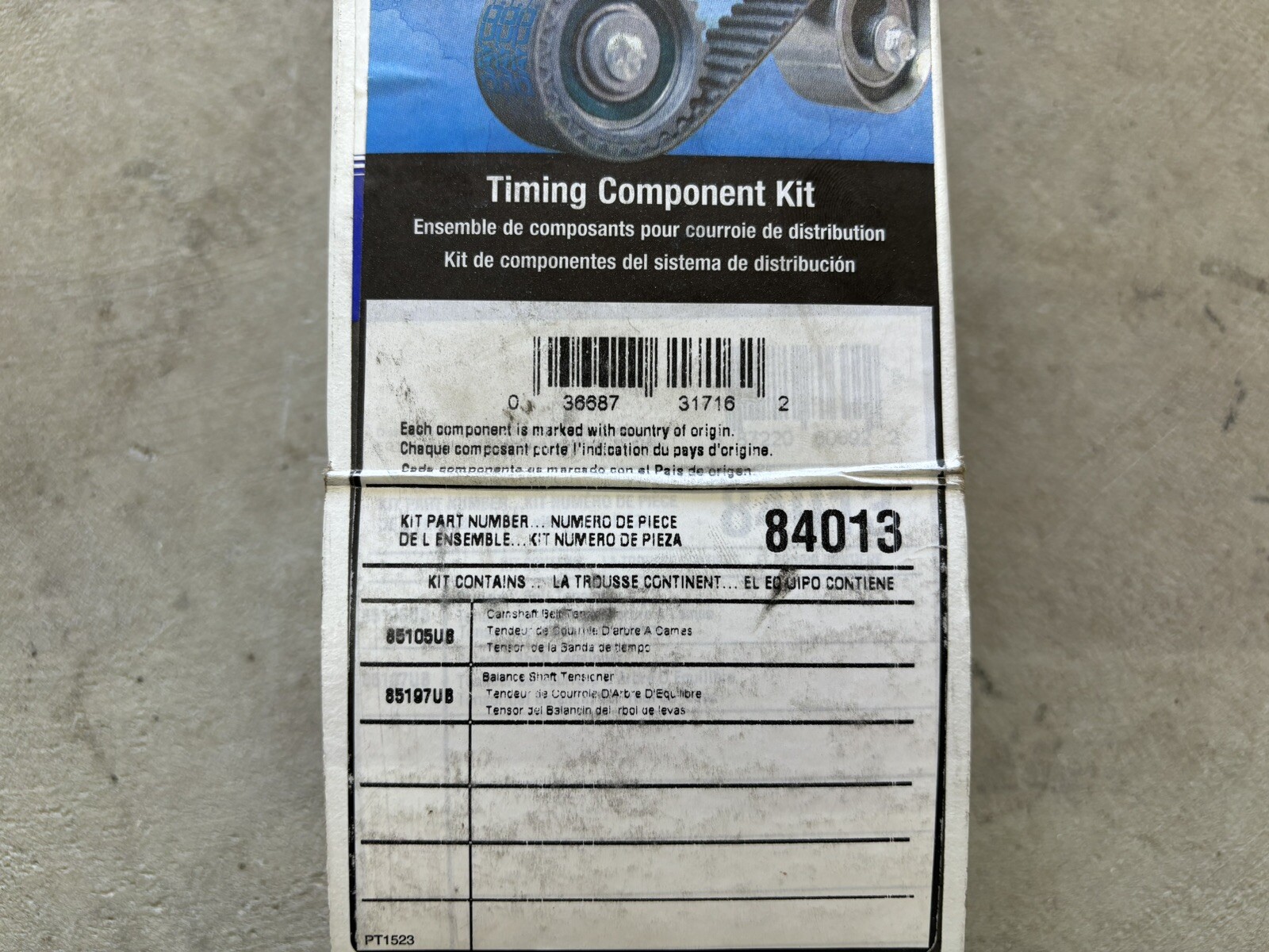 1993-1996 Mitsubishi Mighty Max Timing Belt Component Kit Dayco 84013