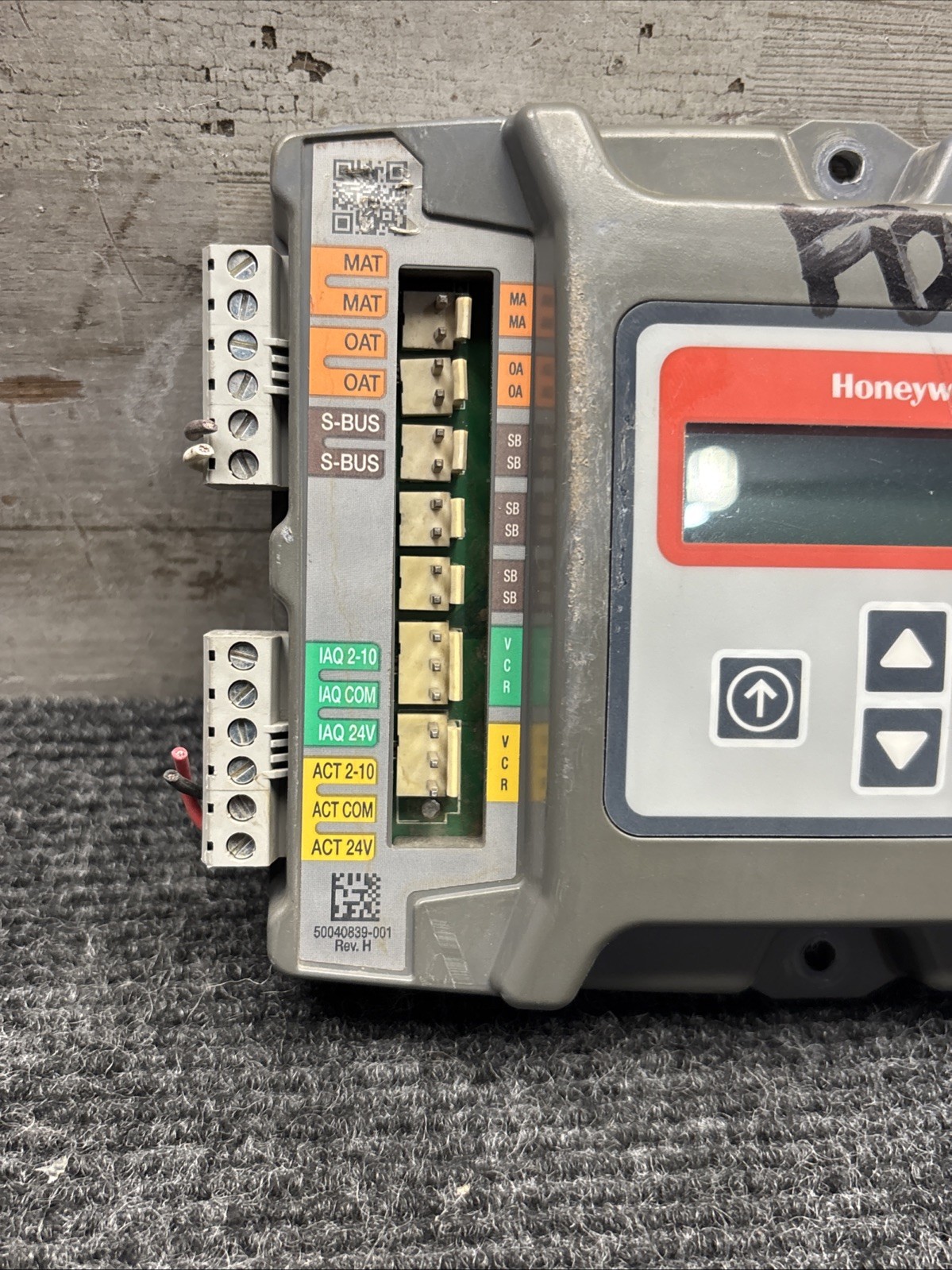 HONEYWELL W7220A1000 Software Ver 1.14 Economizer Controller