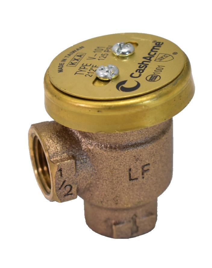 Cash Acme V-101 Anti Siphon Vacuum Breaker 125 PSI 1/2″ Lead Free Fitting