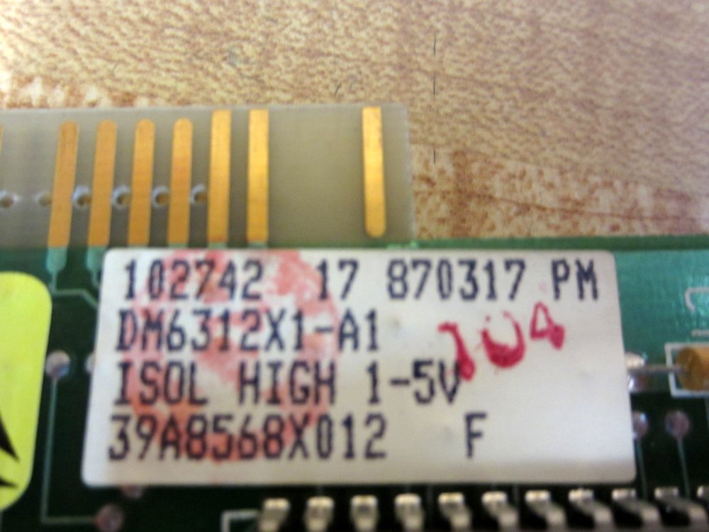 Fisher Rosemount DM6312X1-A1 Input Board 49A621 39A8568X012 F