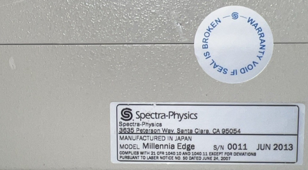 SPECTRA-PHYSICS MILLENNIA EDGE LASER CONTROLLER