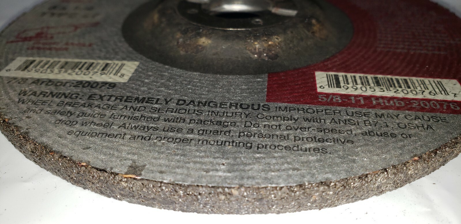 (3) Sait 24 Grit, 6″ Wheel, 1/4″ Wheel Thickness, 7/8″ Arbor, Type 27, Lot of 3