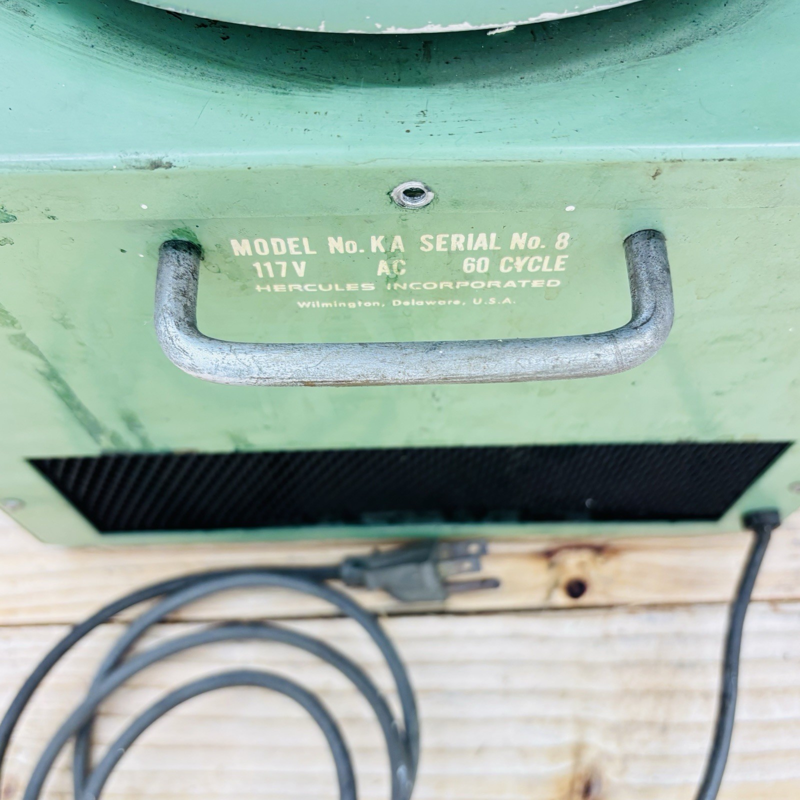 Hercules Model KA Sizing Tester 117V AC 60 Cycle Lab Instrument