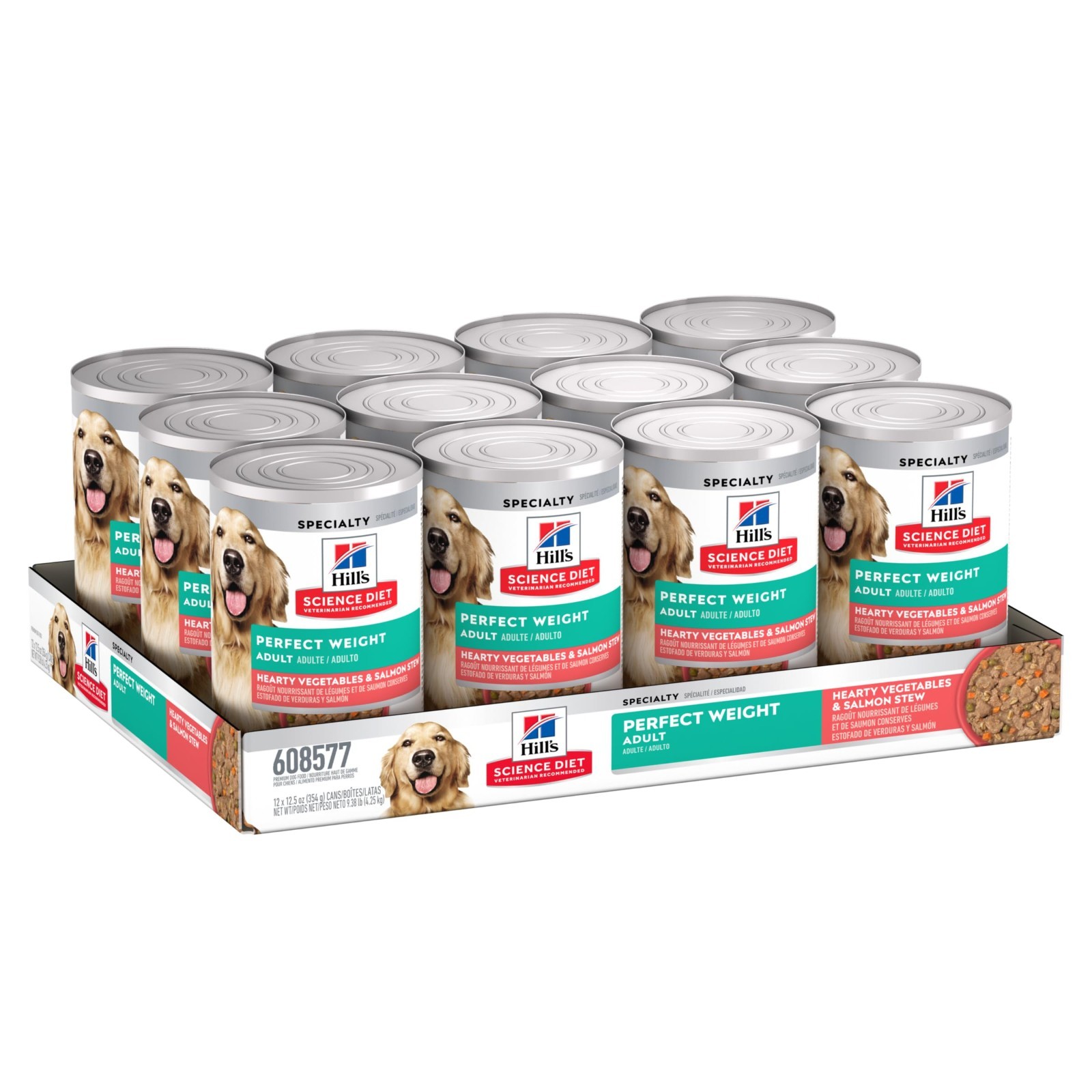 Hill’s Science Diet Perfect Weight,Adult 1-6,Weight Management Support,(12)12.5o