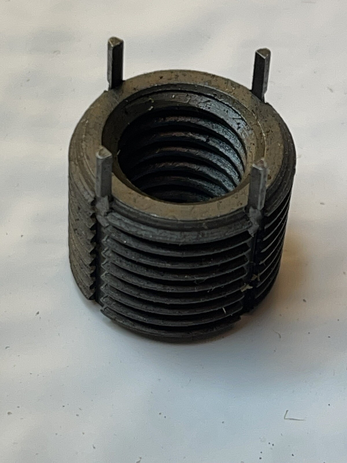 Plain Steel Thread Locking Insert 1/4-18 Internal 1/2-13 Extnl x 7/16”L (24M235)