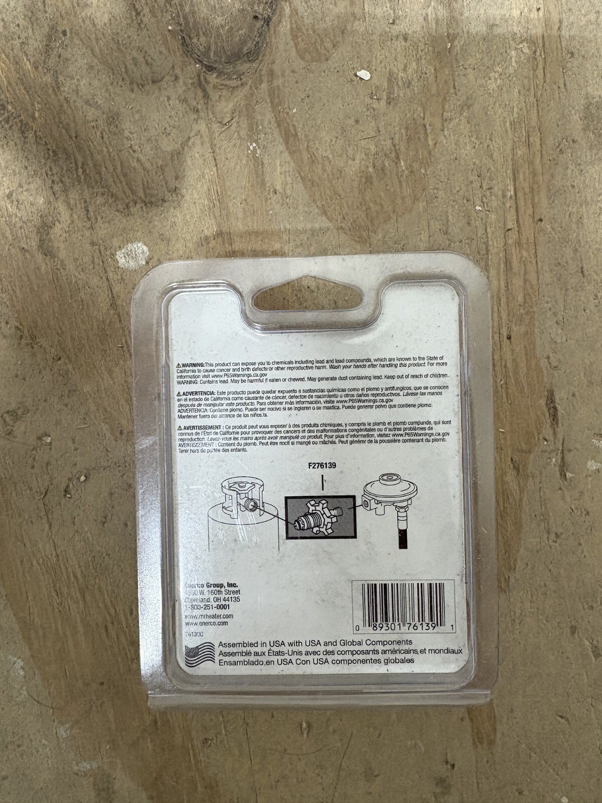 Mr. Heater 1/4 in. D Brass Male Pipe Thread x Full Flow Soft Nose P.O.L. Propane