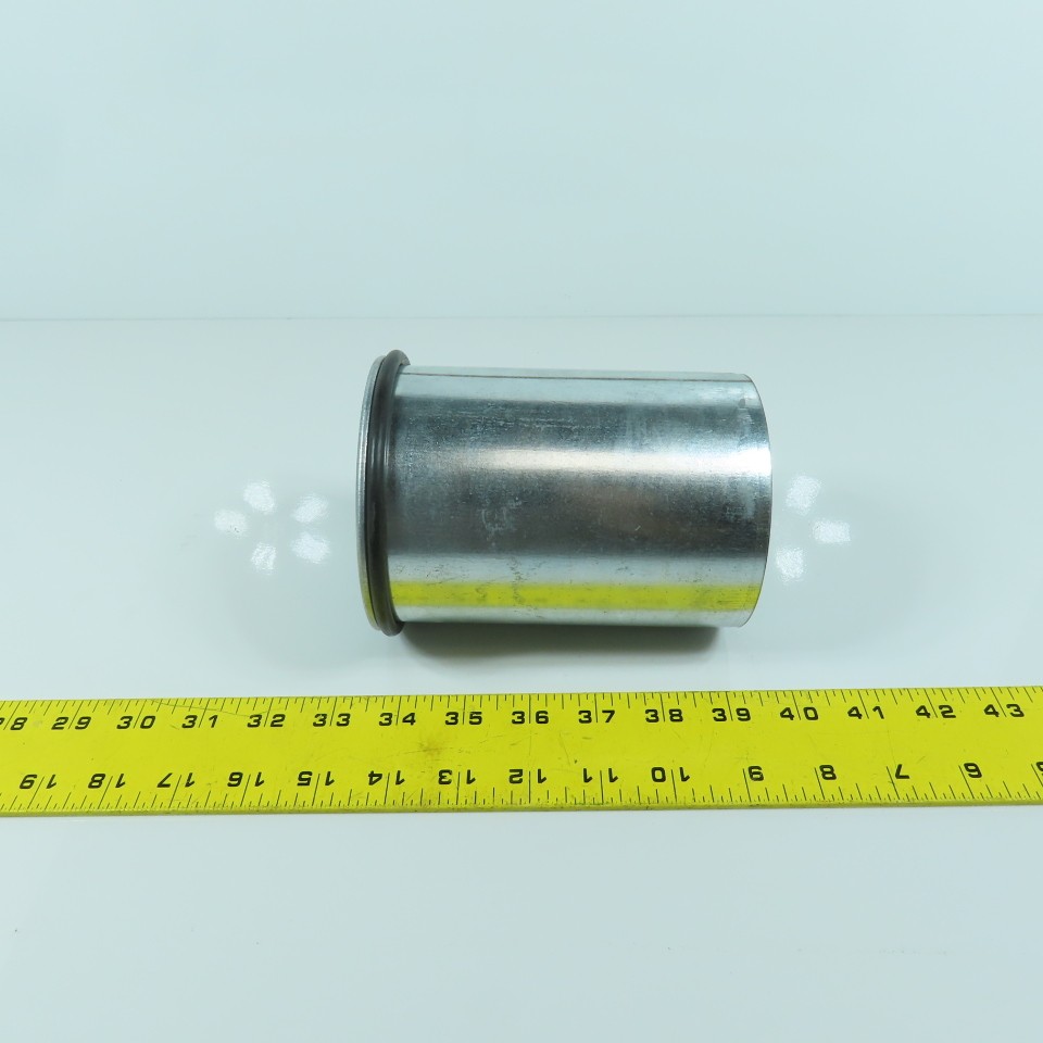 4″ Quick Clamp Rolled Edge Galvanized Steel Duct Pipe 5-3/4″ OAL