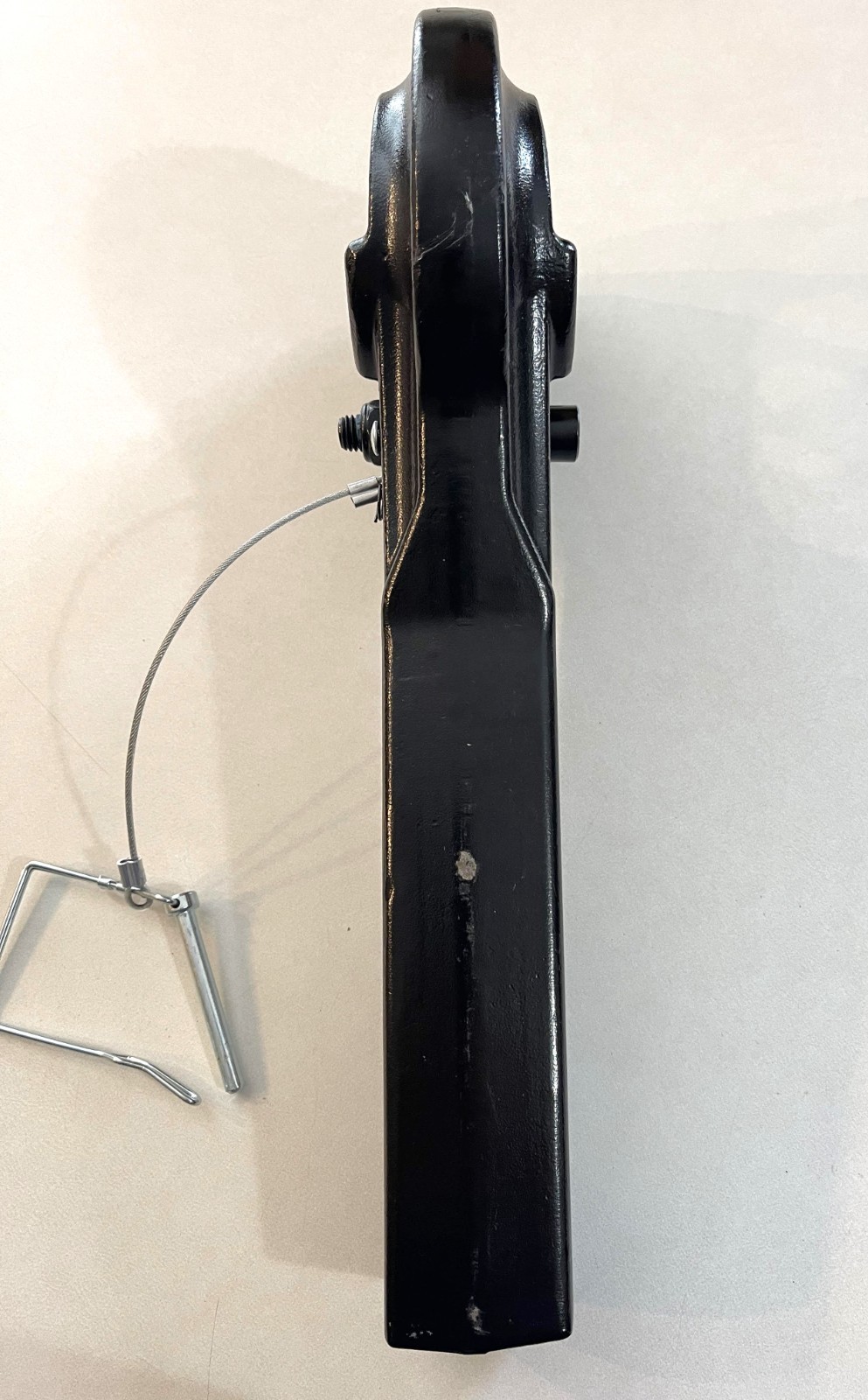 Forged Pintle Hook Hitch 10 T/20000 lbs 2 in Hook Receiver 2 1/2 in Lunette Ring