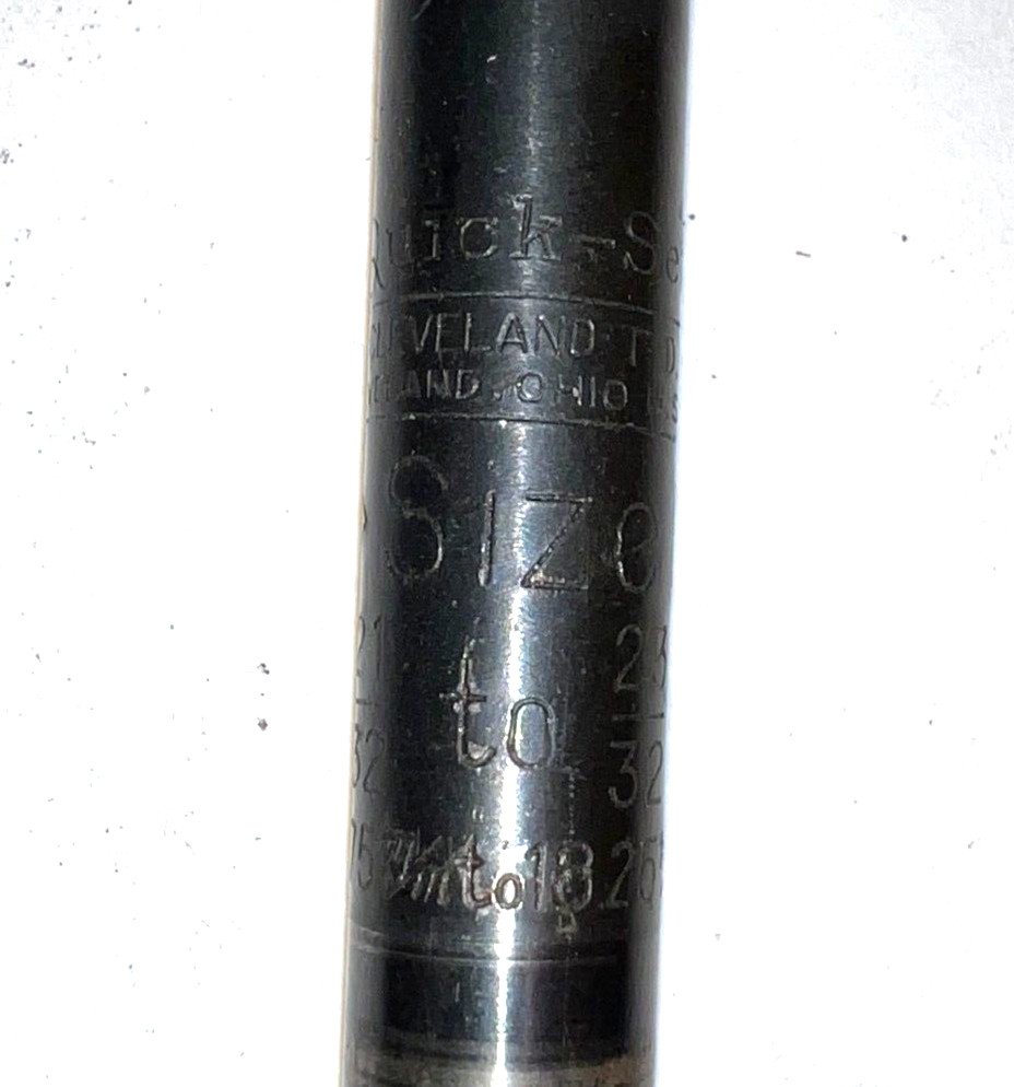 CLEVELAND QUICK-SET ADJUSTABLE REAMER SIZE D 21/32″- 23/32″ RANGE