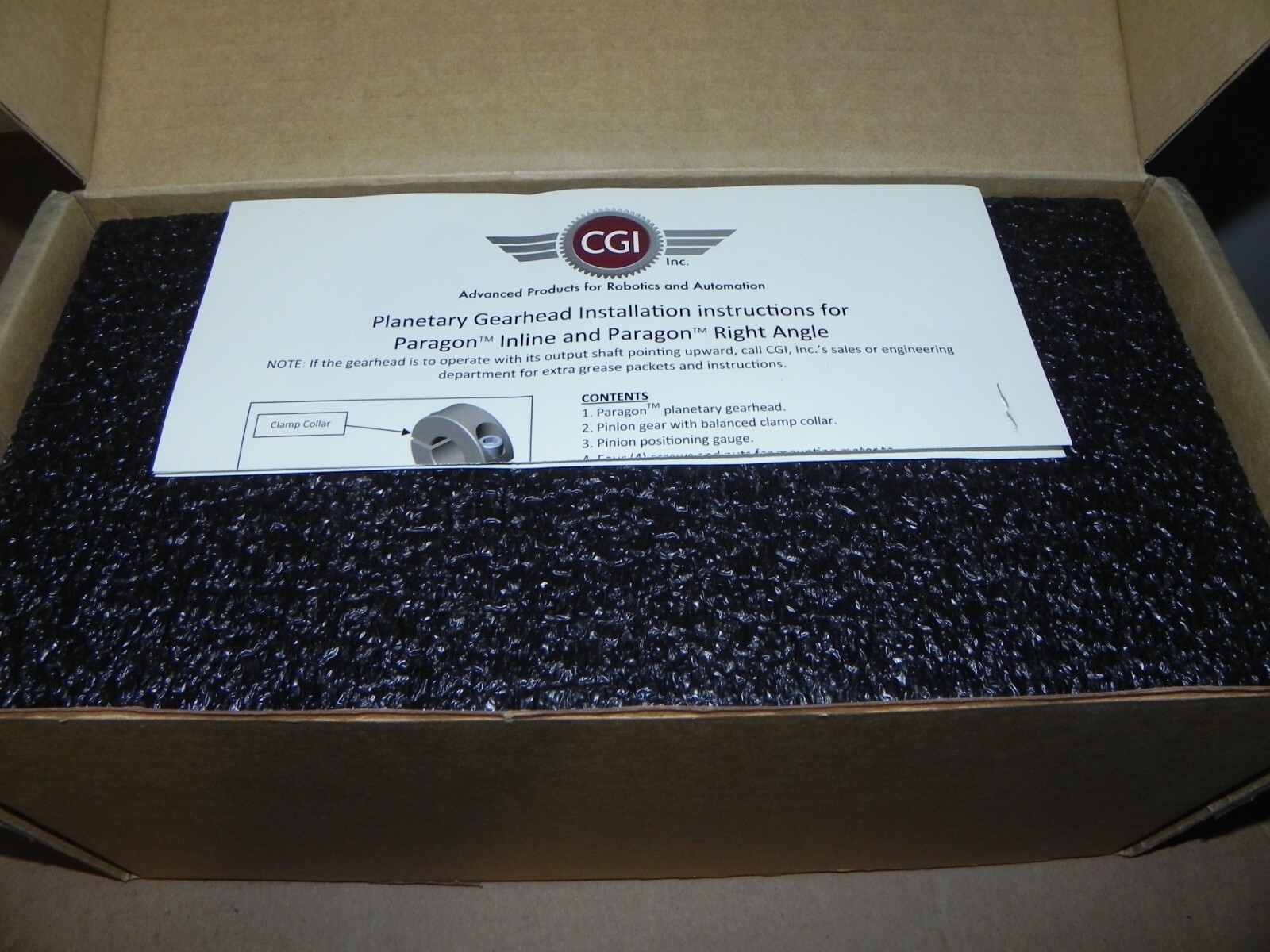 New CGI 034PNX0055-XX-5589X Gearhead
