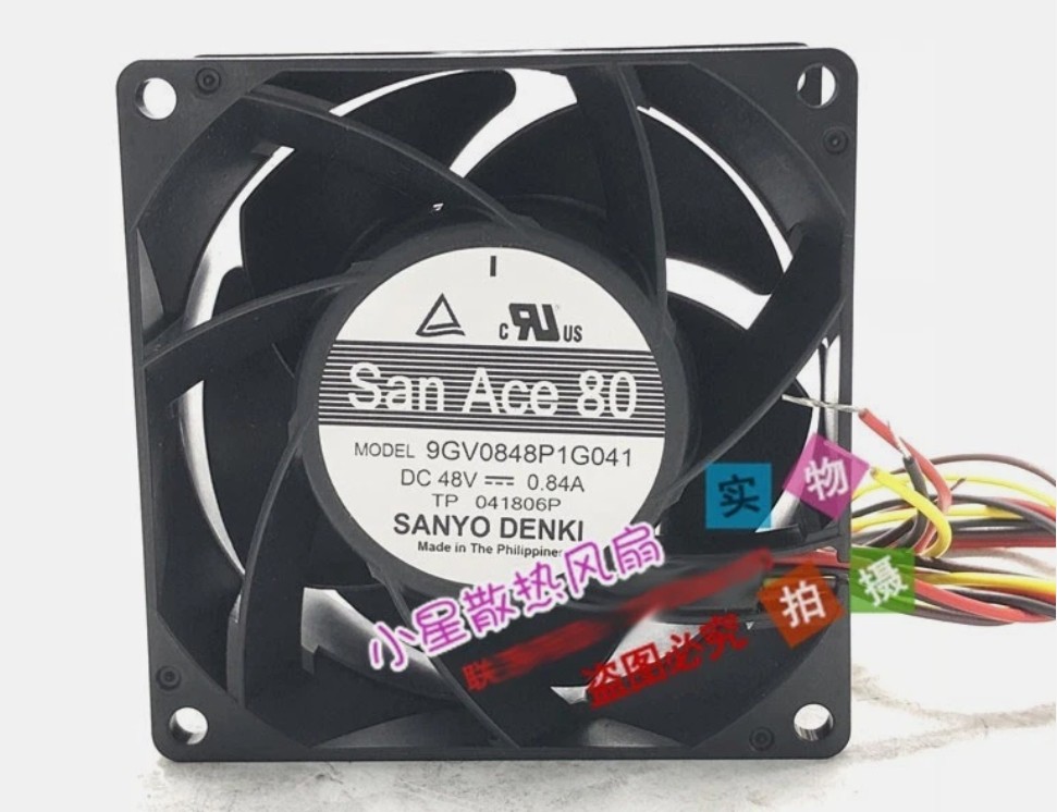 Sanyo 8038 8CM 9GV0848P1G041 DC48V 0.84A converter cooling fan