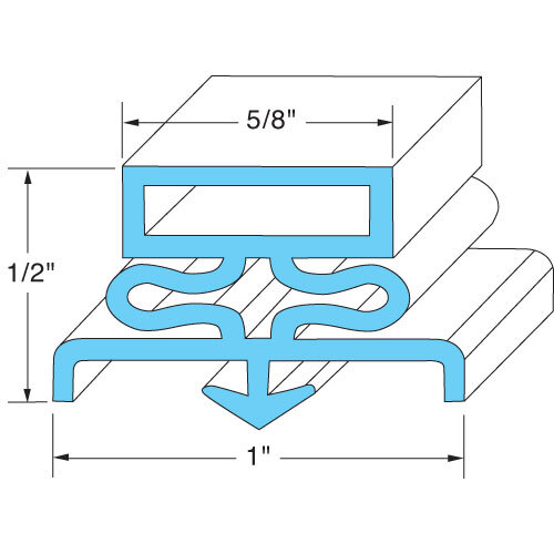 DOOR GASKET 23-5/8 x 59-3/4