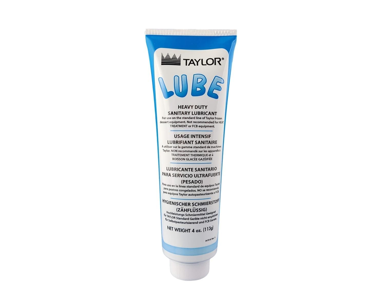 Taylor Sales 4 oz Blue Machine Lubricant Lube for Smooth Operation