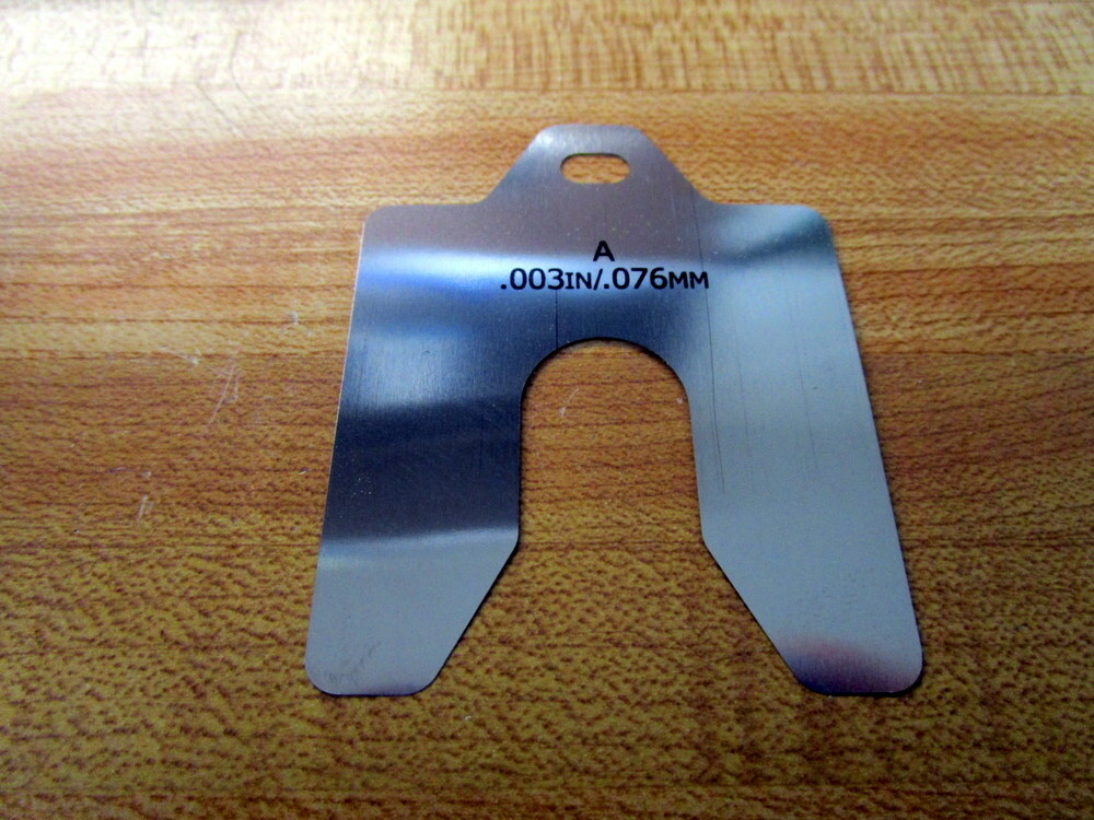 Maudlin Products MSA003 Slotted Shims .003IN/.076MM (Pack of 60)