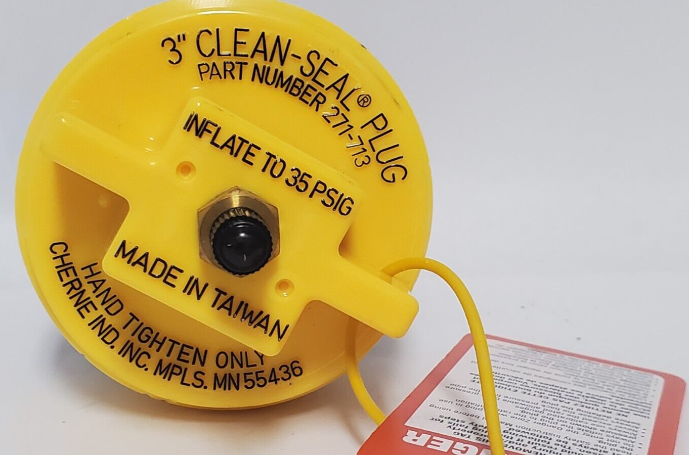 CHERNE CLEAN SEAL PNEUMATIC PLUG 271713