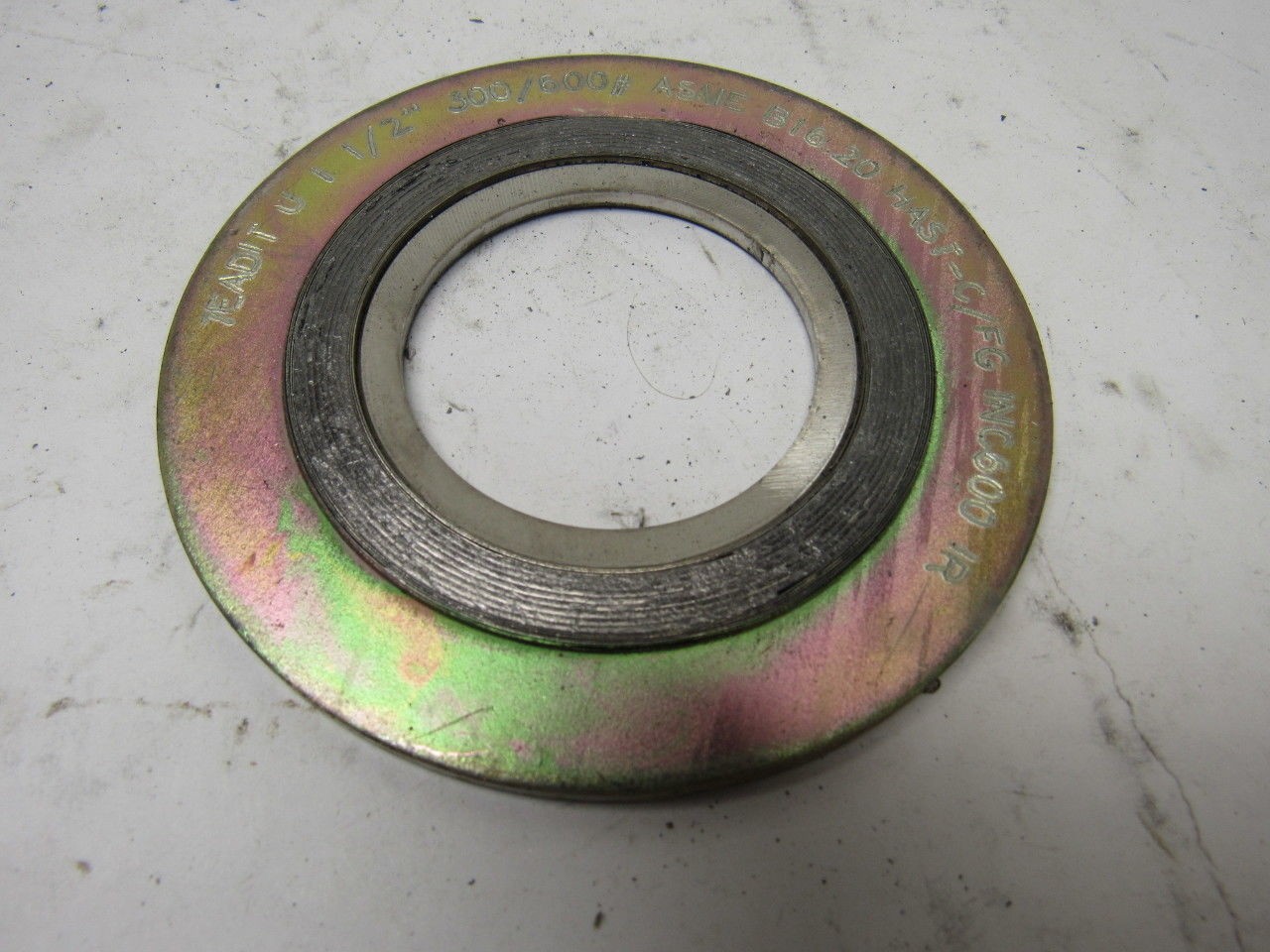 Teadit ASME B16.20 1-1/2″ #300/600 Spiral Wound Gasket Lot of 9