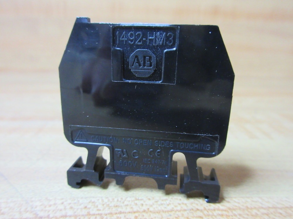 Allen Bradley 1492-HM3BL Terminal Block 1492-HM3 (Pack of 19)