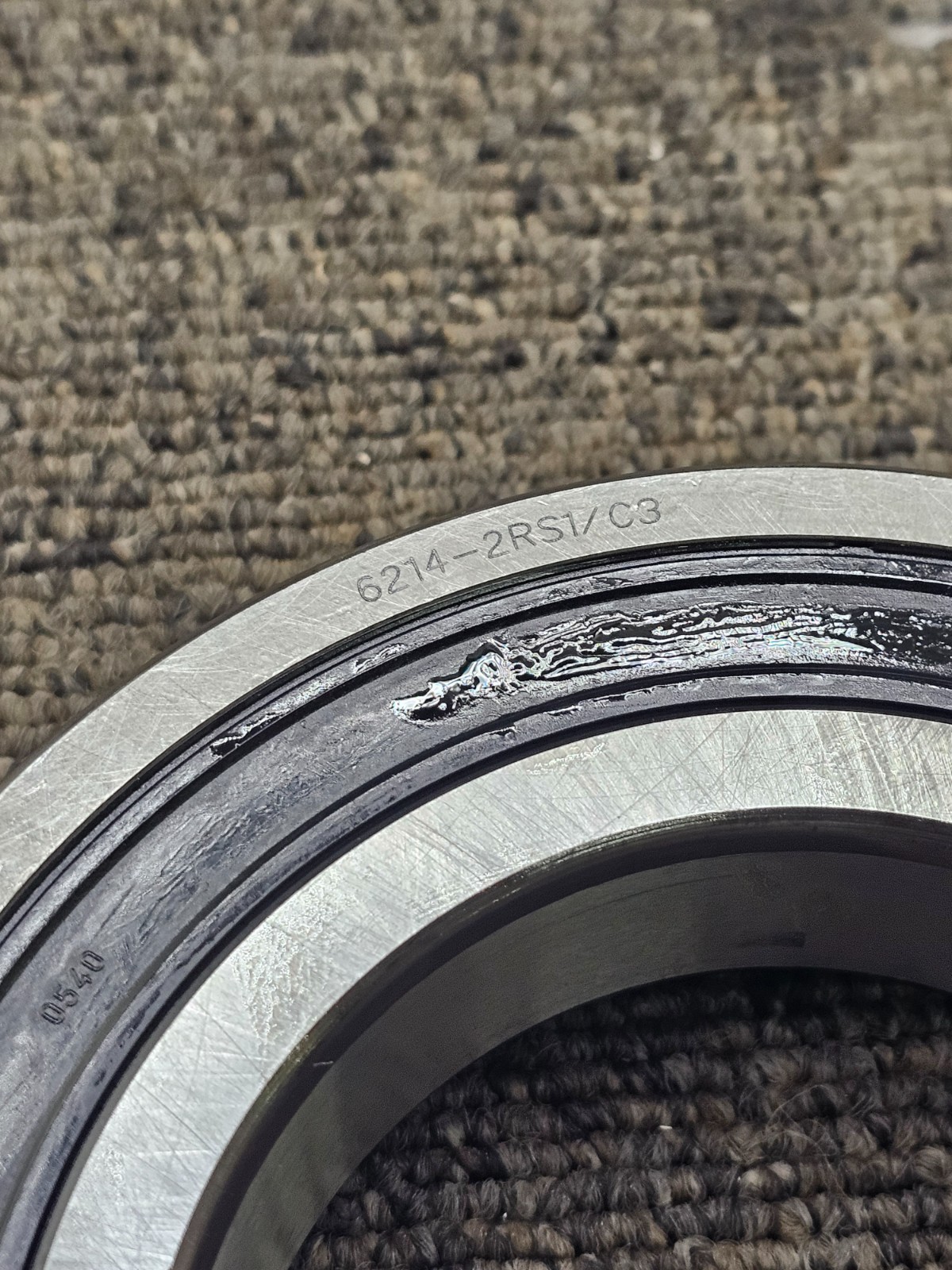 SKF 6214-2RS1/C3: Single Row Deep Groove Ball Bearing 70x125x24mm