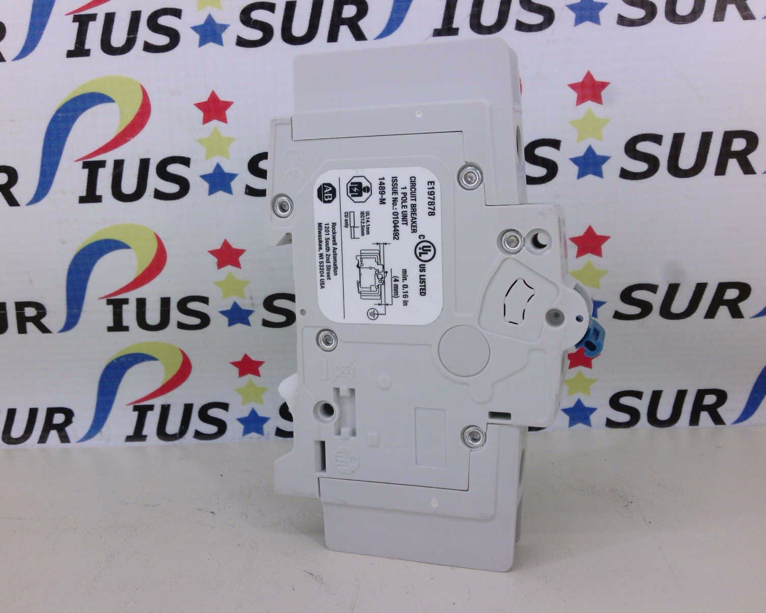 USSP Allen Bradley 1489-M1C200 1 Pole 20 Amp Circuit Breaker Ser D 1489-M C 20A