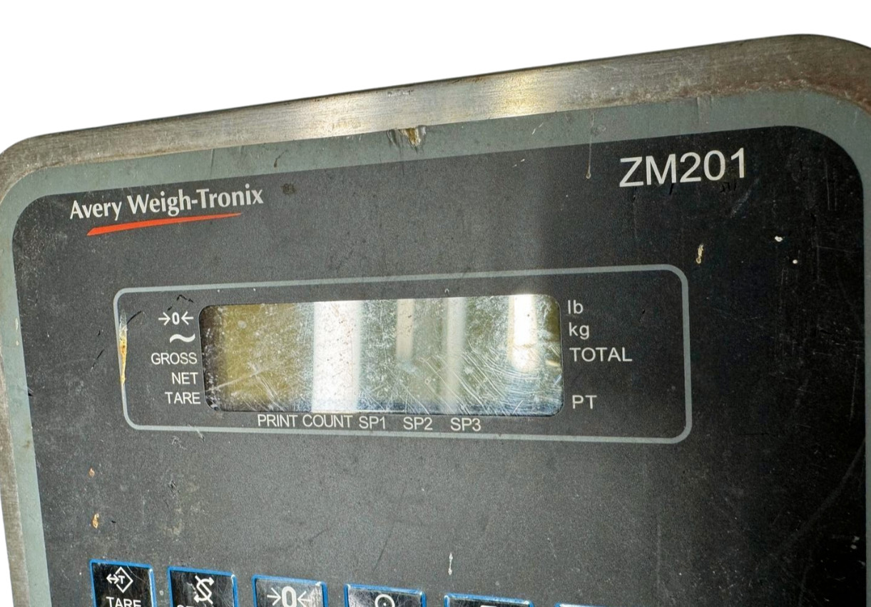 Avery Weigh-Tronix ZM201-SD2 Display Weight Indicator, 110-240V, 50/60Hz 0.5A