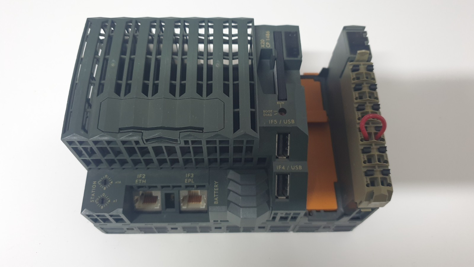 B&R X20 CP1486 PLC CPU Module with Swissbit CompactFlash Card