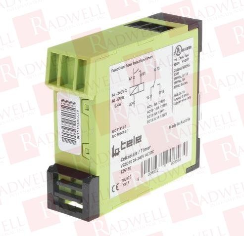 TELE CONTROLS V2ZQ10 24-240V AC/DC / V2ZQ1024240VACDC (BRAND NEW)