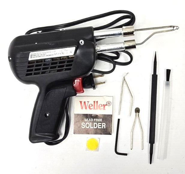 WELLER SOLDERING GUN; D550; 260/200 WATTS; 120V; 60HZ; 2.5A; 6S HEATING TIME