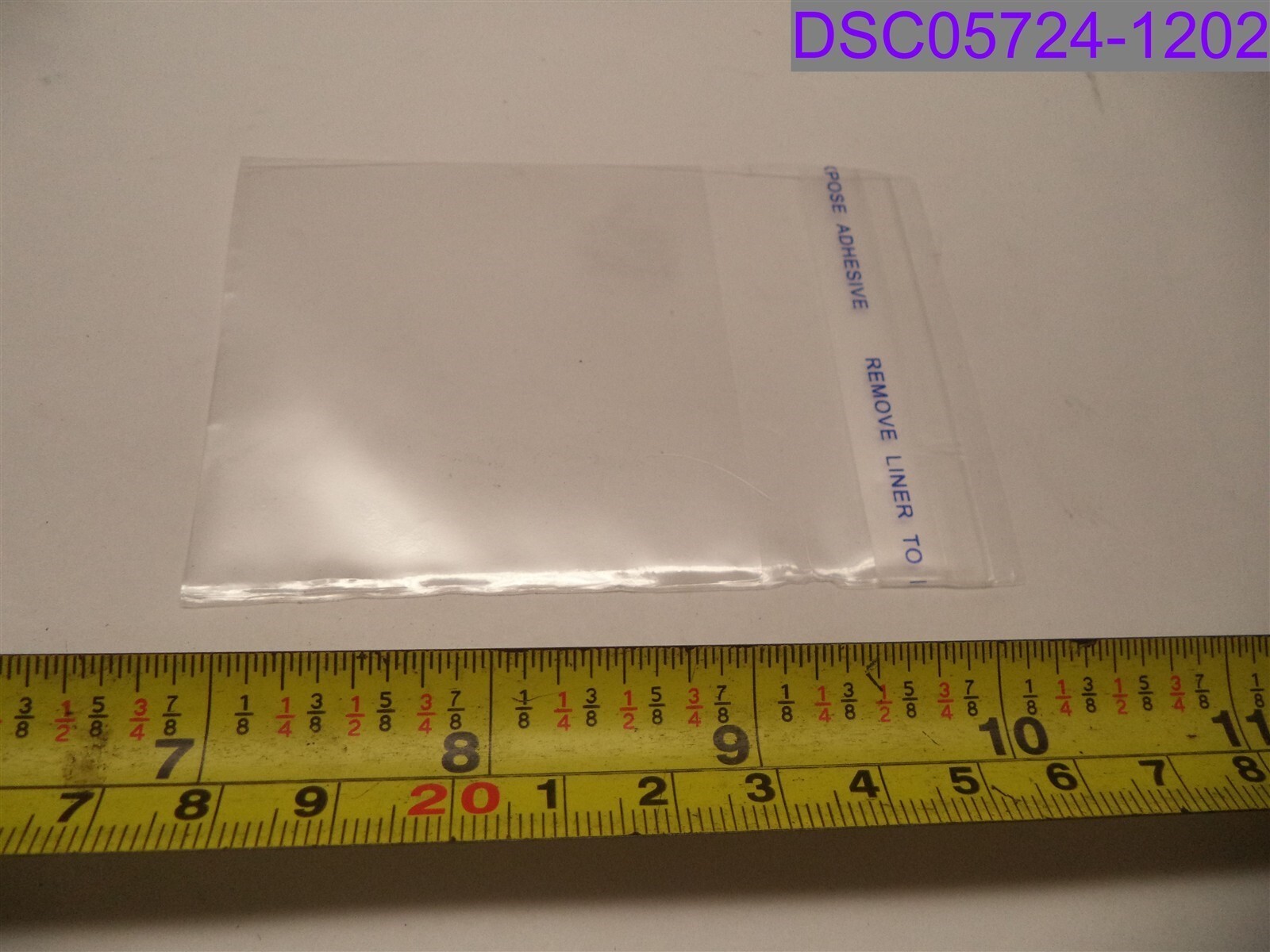 Qty = 100: Eco Clear Bags 2.5″ x 2.5″ Adhesive Strip for Closure
