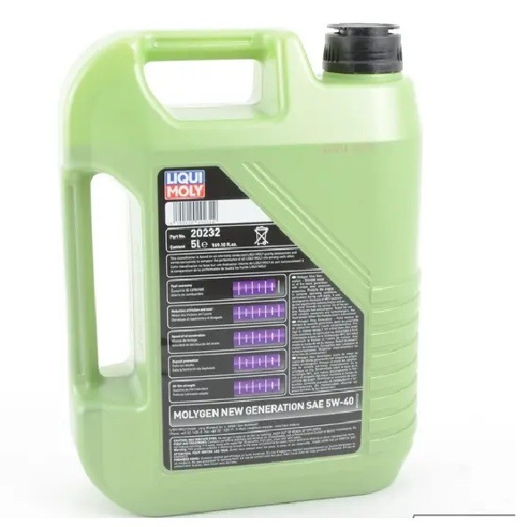 LIQUI MOLY Molygen New Generation 5W40 20232 5 L( 2Pack)