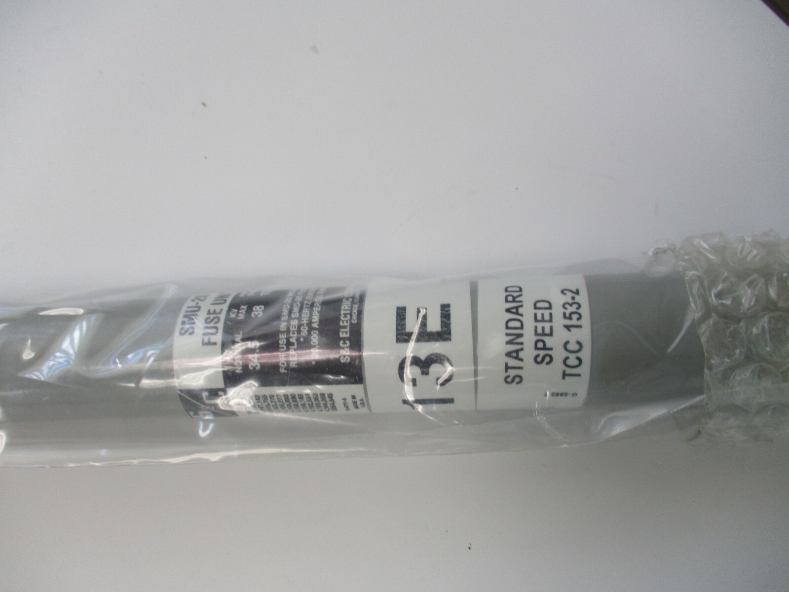 S&C SMU-20 FUSE UNIT CAT 614013, 34.5-38KV 13E A, TCC-153-2, REFILL CARTRIDGE