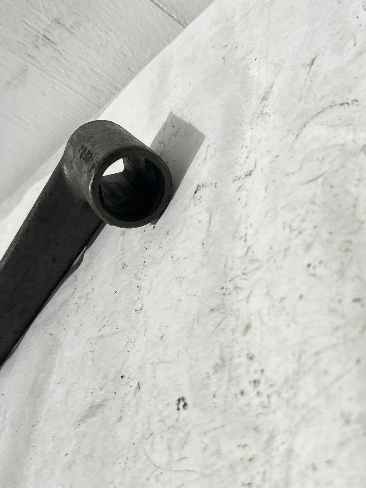 Vintage Industrial Machine Handle. Cast Iron Ch-14 Square Socket .875” Square.