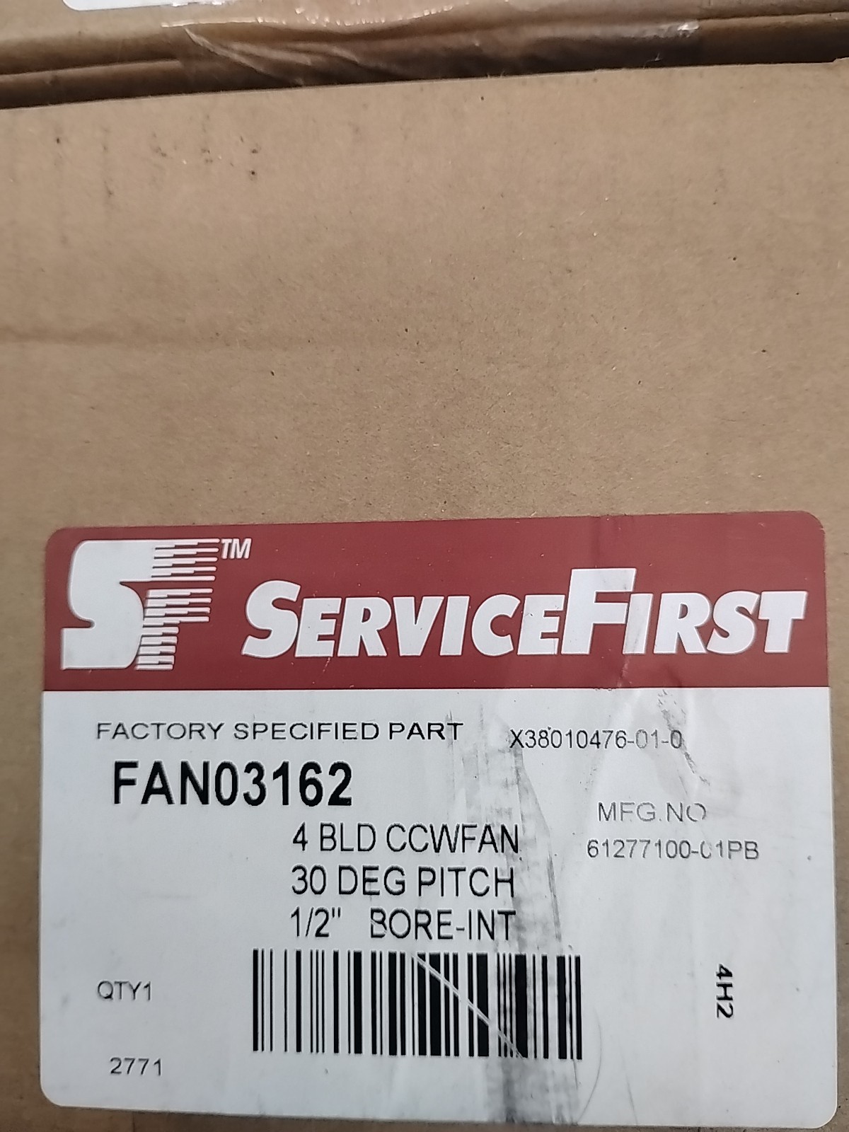 Service First FAN03162 26 in. 30 Degree HVAC Fan Blade New