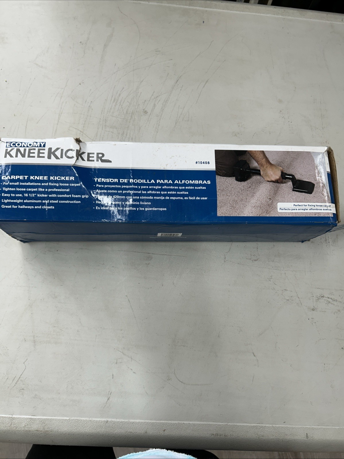 QEP Economy Knee Kicker Alloy Steel Black 4.17″L x 4.17″W x 16.93″H