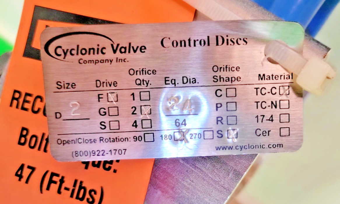 5️⃣ CYCLONIC CONTROL VALVE 2″CL 600 12VDC/24VDC PESSCO OFFERING 1 G082625-4-5 🗽