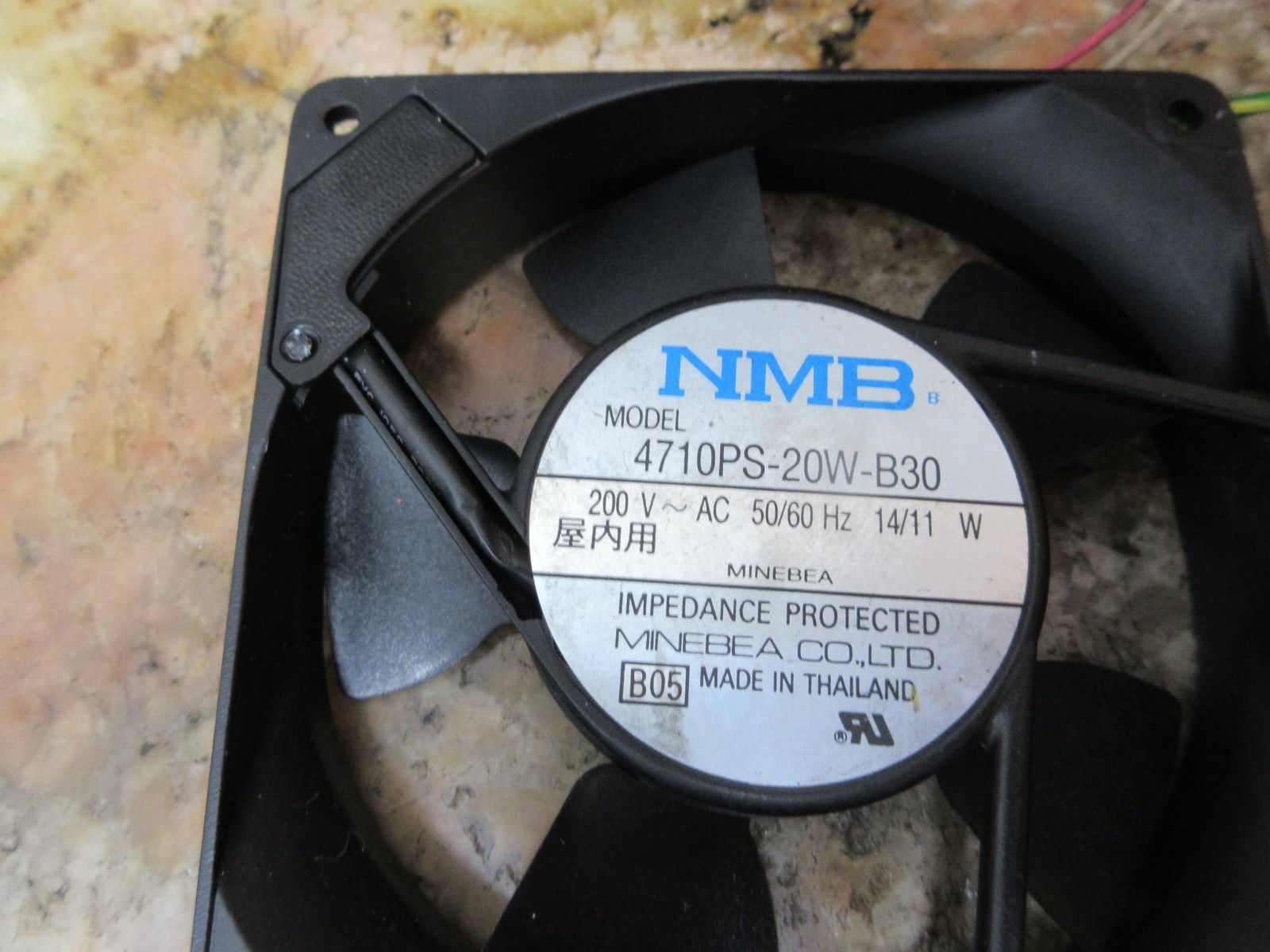 1996 OKUMA MX-45VA NMB 4710PS-20W-B30 FAN LOT OF 2 PIECES